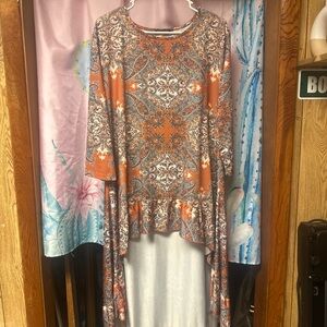 Elegant Paisley Print Women's Tunic